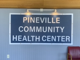 PCHC LobbyPineville Community Health Center waiting area
